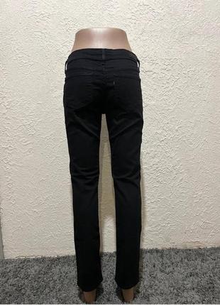 Черные джинсы женские / серные джинсы levis / черные джинсы skinny2 фото