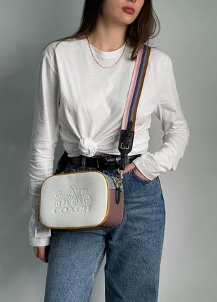 Жіноча сумка coach jes convertible belt bag in colorblock