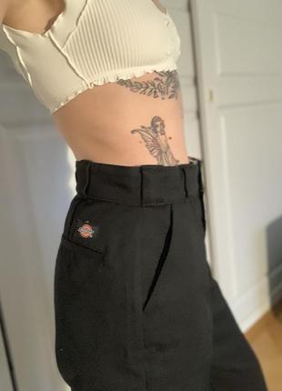 Брюки dickies темные широкие прямые4 фото