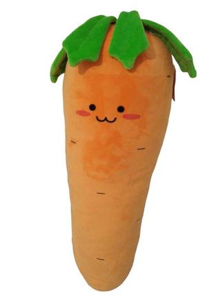 Игрушка-обнимашка селена "морковка" (50 см), оранжевый1 фото