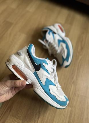 Кроссовки весна лето nike air max 2 light white оригинал размер 43,5 - 44 28,5 см