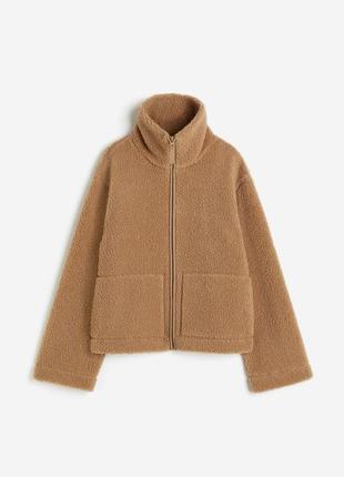 Кофта куртка h&m плюшевая кардиган тедди