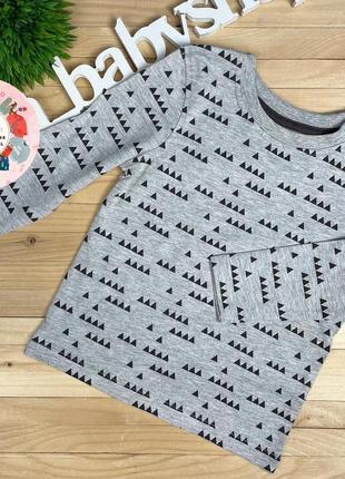 Детский хлопковый лонгслив, реглан, кофта  george