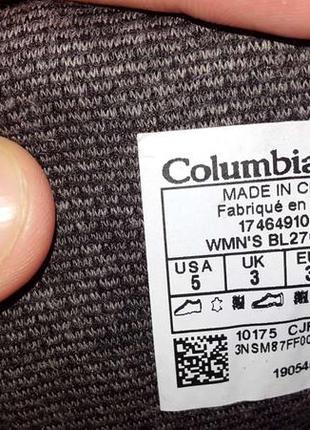 Columbia оригинал 36 ст. 22 см. новые кожаные ботинки6 фото
