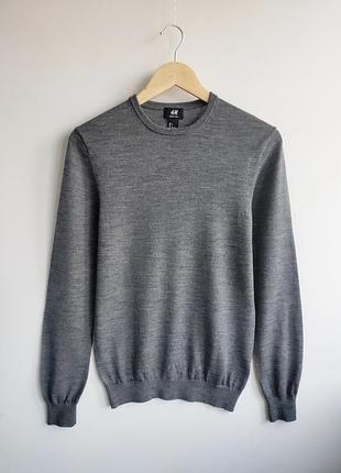 Чоловічий вовняний джемпер h&m