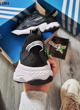 Кроссовки adidas ozweego celox черно-белые6 фото