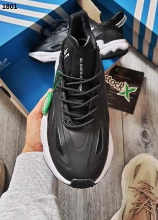 Кроссовки adidas ozweego celox черно-белые5 фото