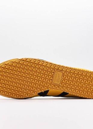 Эксклюзивные женские кроссовки asics onitsuka tiger mexico 66 yellow/асикс желтые тигар мехико4 фото