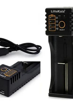 Універсальний зарядний пристрій liitokala lii-100 для аа, ааа, 18650, 16340 та ін. акумуляторів + power bank