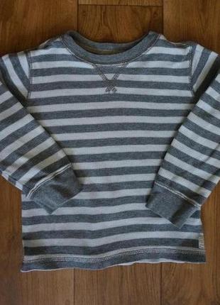 Продается детская кофта ,свитшот  в рубчик carters