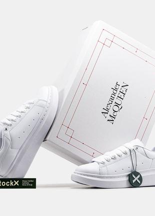 Жіночі кросівки білі у стилі alexander mcqueen8 фото