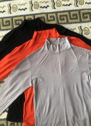 Набір гольфів розмір s чорний оранжевий сірий