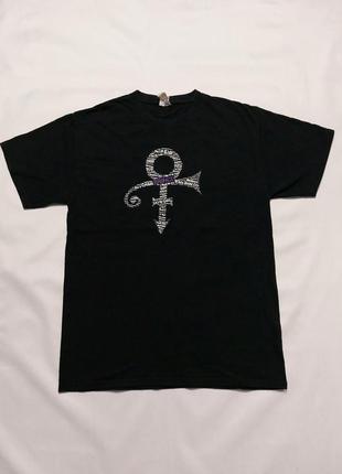 Футболка мерч 2000s prince symbol tee