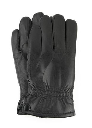 Чоловічі шкіряні зимові рукавички з натуральної шкіри (арт. m23-54-1)