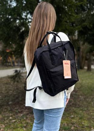 Рюкзак fjallraven kanken classic 16l чорний3 фото