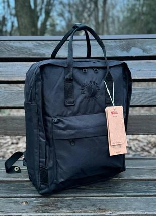 Рюкзак fjallraven kanken classic 16l чорний4 фото