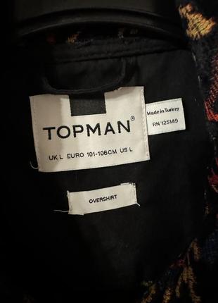 Плотная рубашка / жакет на молнии topman7 фото