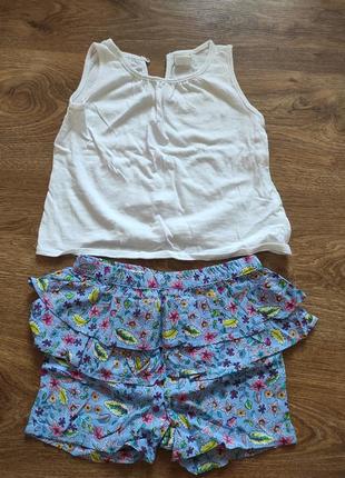 Літній комплект для дівчинки 92 см