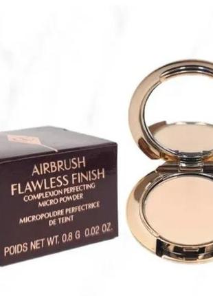 Charlotte tilbury airbrush flawless finish powder компактна пудра для обличчя, 0,8 гр.4 фото