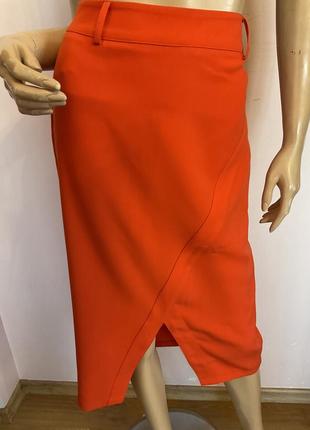 Коралловая миди юбка /m / brend 4 th reckless