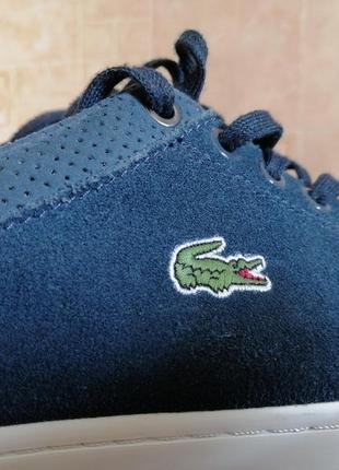 Кроссовки замшевые lacoste 40 р 26 см оригинал3 фото