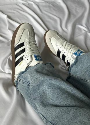 Adidas samba white белые