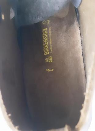 Новые в коробке ботинки birkenstock из натуральной замши р 40 (26см) оригинал5 фото