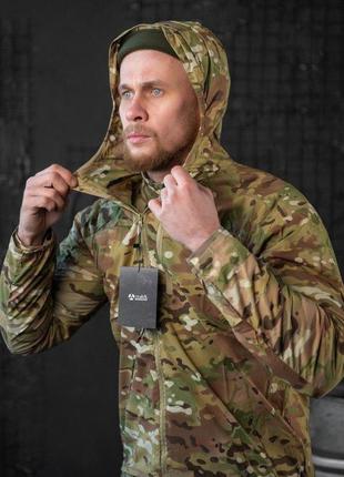 Легкая демисезонная тактическая мультикам куртка multicam военная ветровка дождевик7 фото