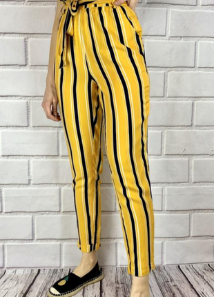 Нові брюки в смужку з високою посадкою талії!