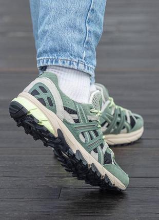 Асікс гел сомона зелені кросівки чоловічі asics gel somona 10-50 green