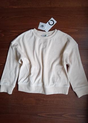 Кофта светр світшот пуловер оверсайз велюровий