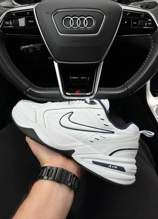 Мужские кожаные кроссовки на весну в стиле nike air monarch 🆕 кроссовки найк монарх
