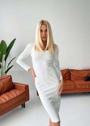 ❗️ sale ❗️ сукня міді щільний італійський трикотаж