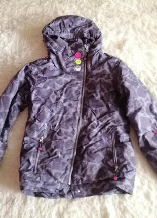 Куртка демісезонна лижна на дівчинку 12-13 років