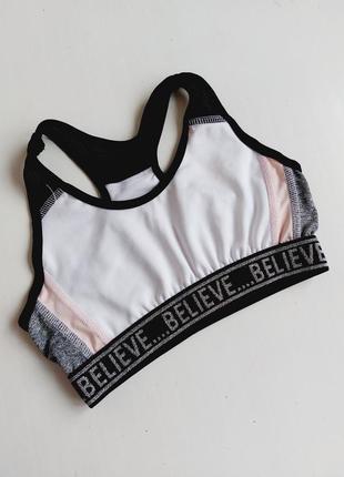 Спортивний топ на 7-8 років ліф для спорту гімнастики