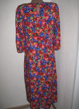 Вискозное платье макси цветочный принт by very р-р123 фото