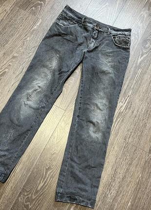 Мужские джинсы dolce & gabbana vintage washed damage denim pants2 фото