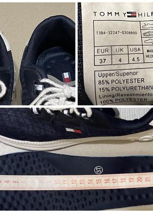 Кроссовки tommy hilfiger low cut размер eur-37/24 см.8 фото