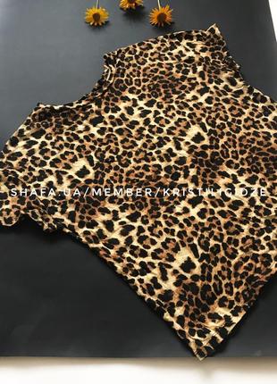 Модная свободная футболка в леопард. р. м-л1 фото