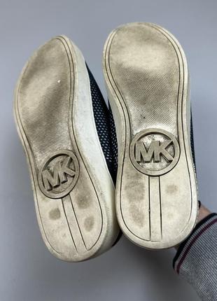 Люксовые текстильные кроссовки сникерсы michael kors 39-40