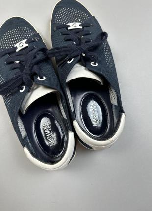 Люксовые текстильные кроссовки сникерсы michael kors 39-40