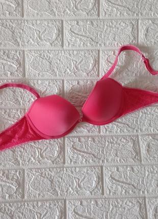 Знижка! бюстгальтер рожевий пуш ап 
р.70/с 75/в