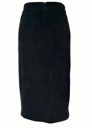Крутая стильная классная элегантная, увлекательная винтажная эластичная юбка-карандаш ретро винтаж декор шнуровка разрез3 фото