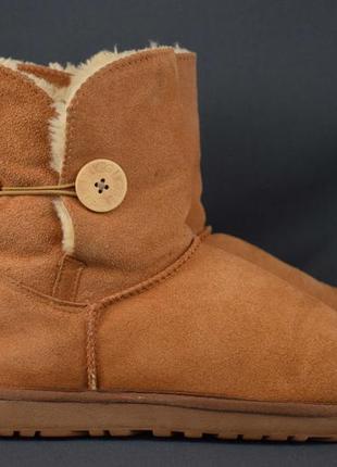 Ugg australia bailey button уггі ботинки черевики чоботи зима хутро овчина цигейка оригін 41-42р/27с