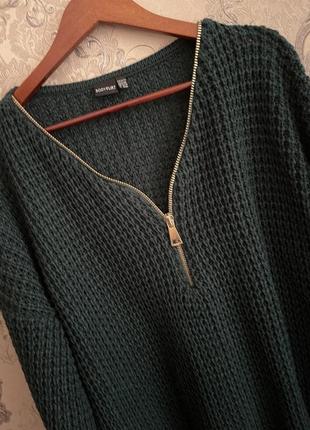 Балтал большой размер изумрудный свитер2 фото