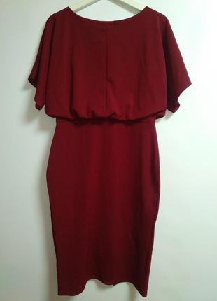 Стрейч платье кимоно с разрезом #131#4 фото
