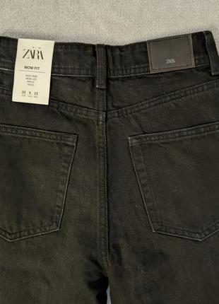 Джинси zara мом mom fit 4082/22110 фото