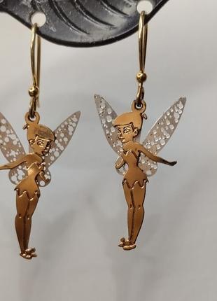 Disney parks tinker bell серьги висят