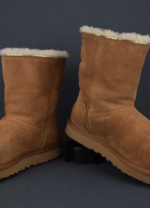 Ugg australia florence угги ботинки зимние женские мех овчина цигейка. оригинал. 39 р/25 см3 фото