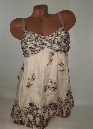 36/s/8 летняя натуральная блуза promod